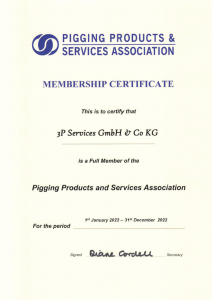 PPSA Membership Certificate 3P Services 2022